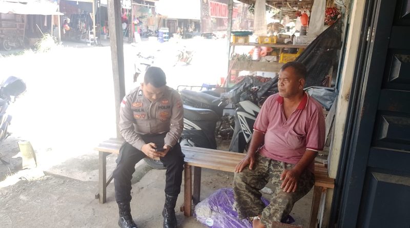 Personel Polsek Panga Laksanakan Patroli Harkamtibmas, Ciptakan Situasi Aman dan Kondusif