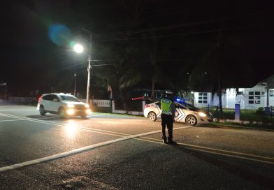 Satlantas Polres Aceh Jaya Gelar Patroli Malam, Antisipasi Pelanggaran dan Kecelakaan Lalu Lintas