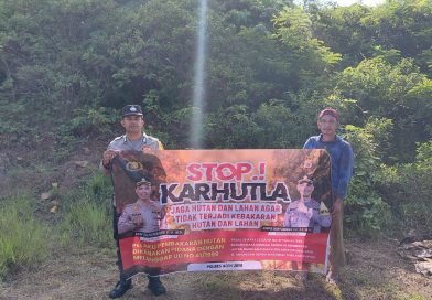 Polsek Krueng Sabee Tingkatkan Patroli dan Sosialisasi Pencegahan Karhutla, Pastikan Wilayah Tetap Bebas Hotspot